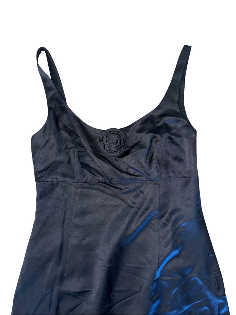 Rails Rhys black satin rosette mini dress - Picture 10 of 15